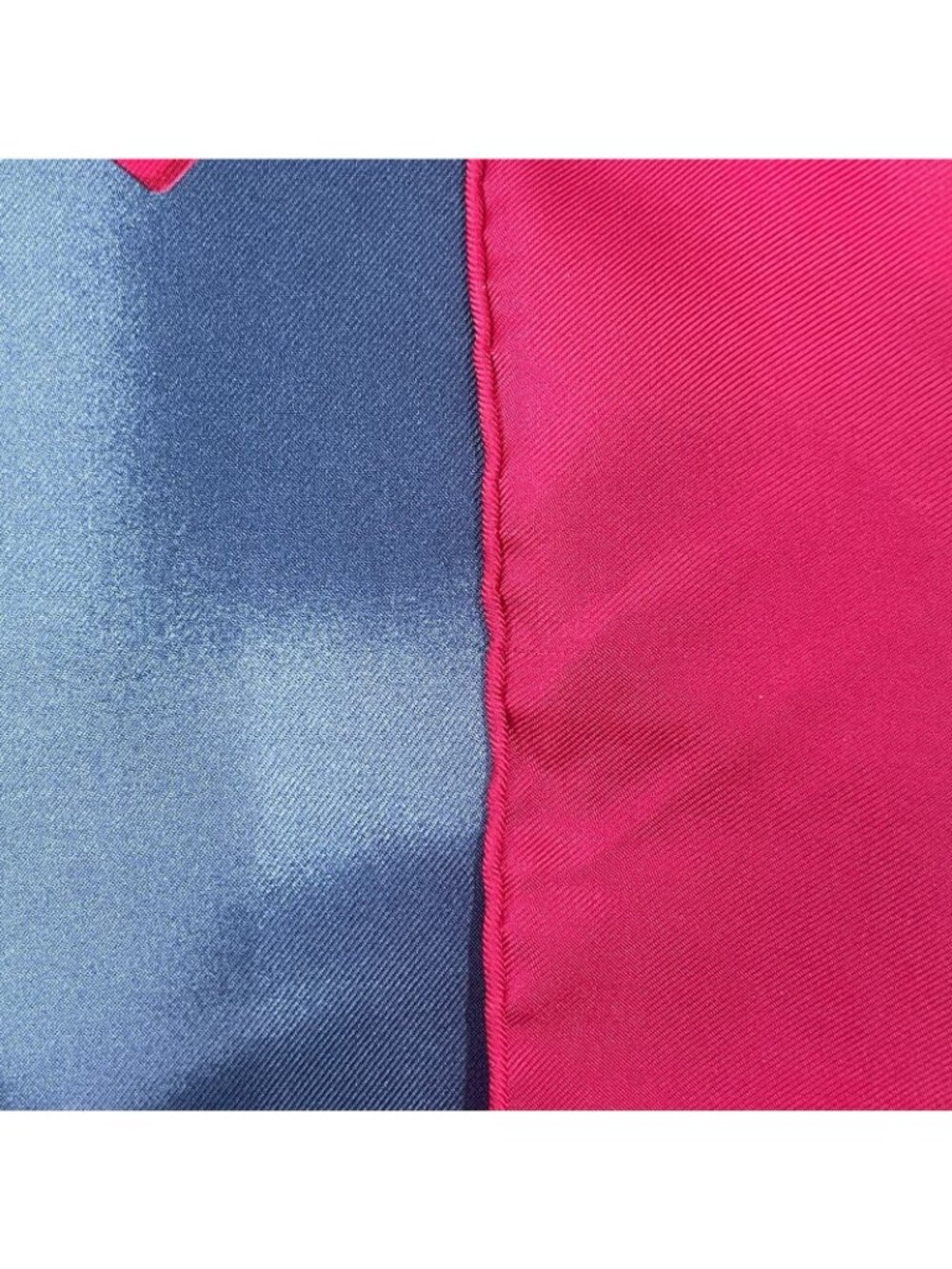 Tiffany & Co Hand Rolled Silk Scarf Made in Italy Pink Luxury Colorful Square - Picture 6 of 8